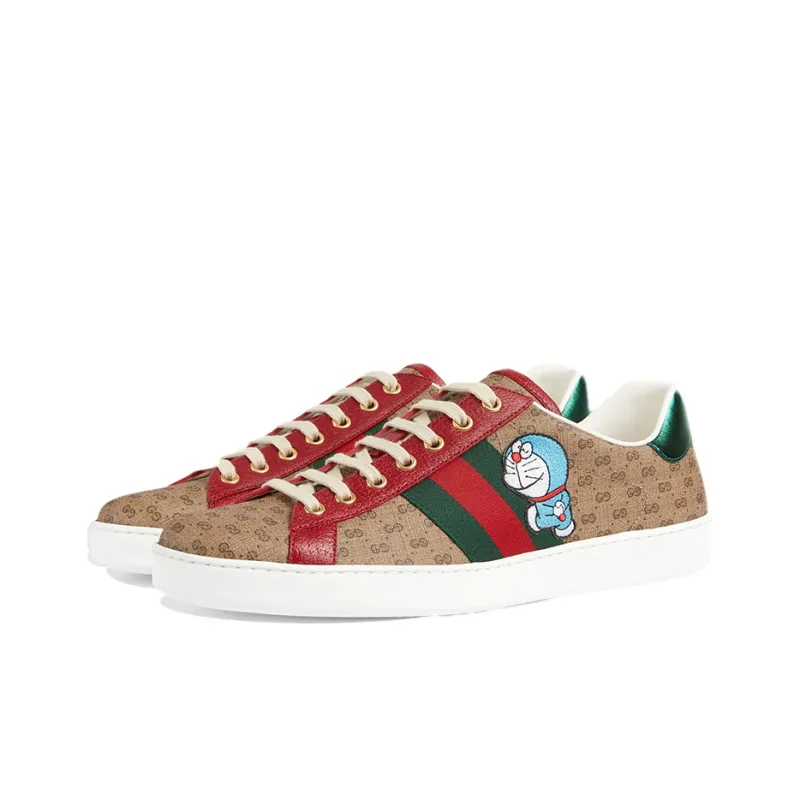 GUCCI Doraemon X GUCCI Ace 'Beige Monogram'-2