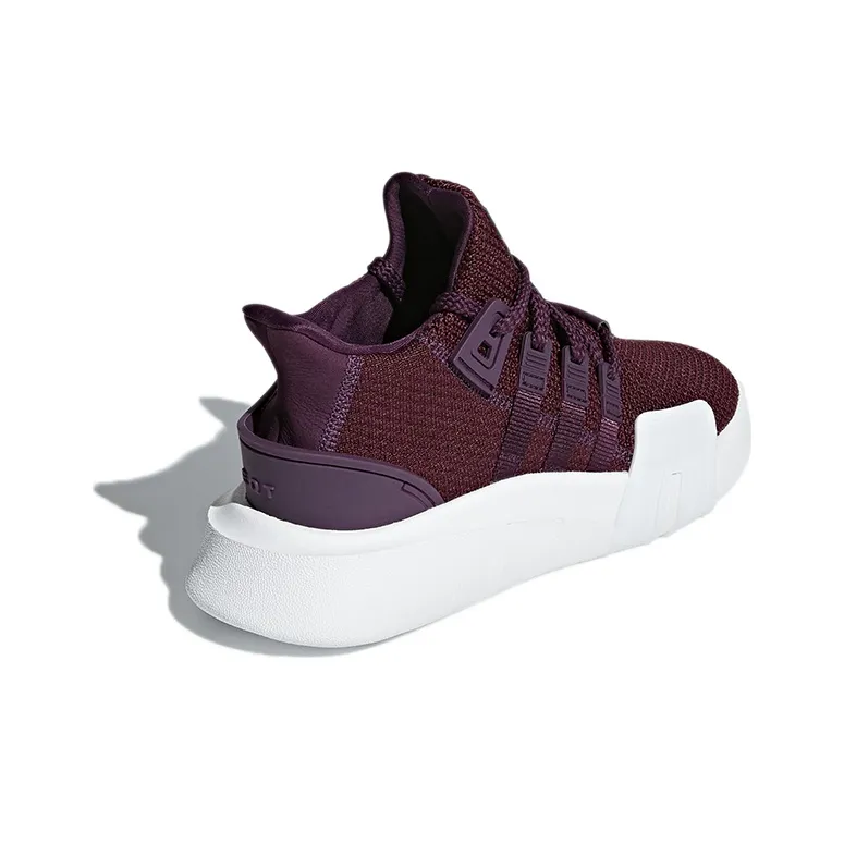 Adidas Originals Eqt Bask Adv Mid Top Casual Shoes Women's Burgundy-3