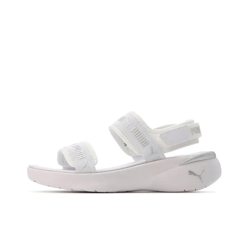 PUMA Sportie Sandal 'White Metallic Silver' Women's-0