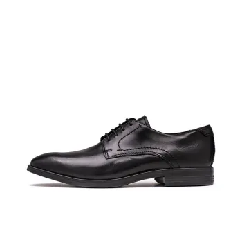 Ecco Ink Book Fashion Leather Shoes Men's Black