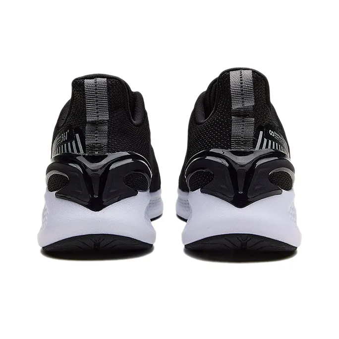 361° Flying Wing Slip Resistant Low Top Running Shoes Men's Obsidian Black-2