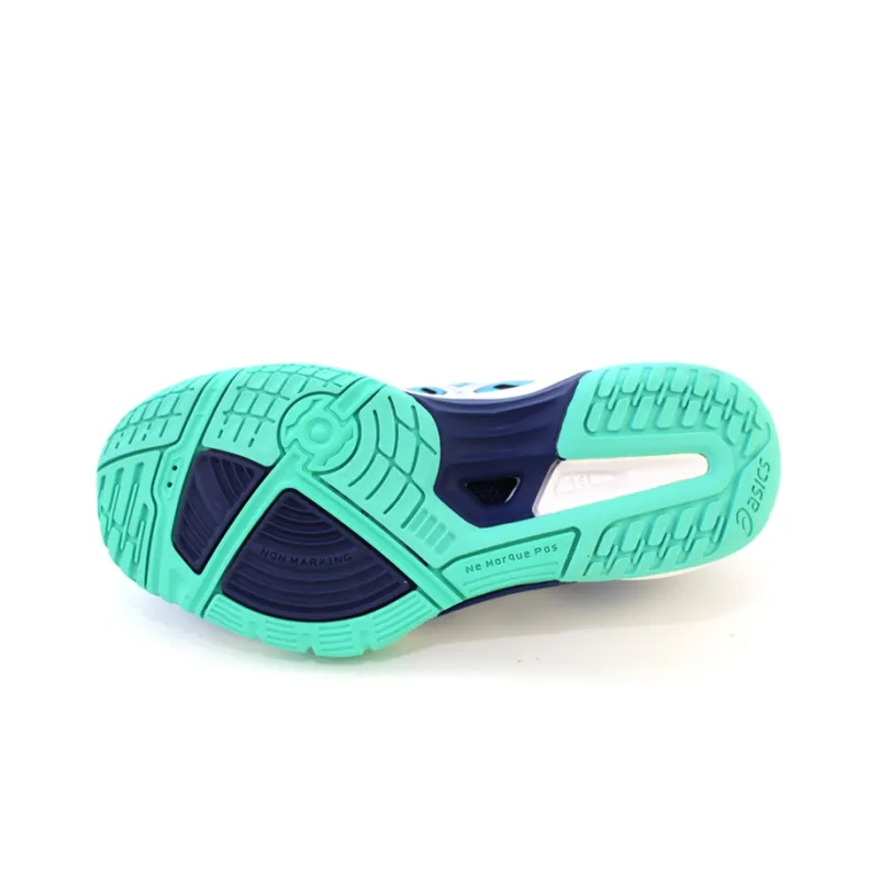 Asics Gel Fastball Abrasion Resistant Low Top Running Shoes Women's Blue Green-3