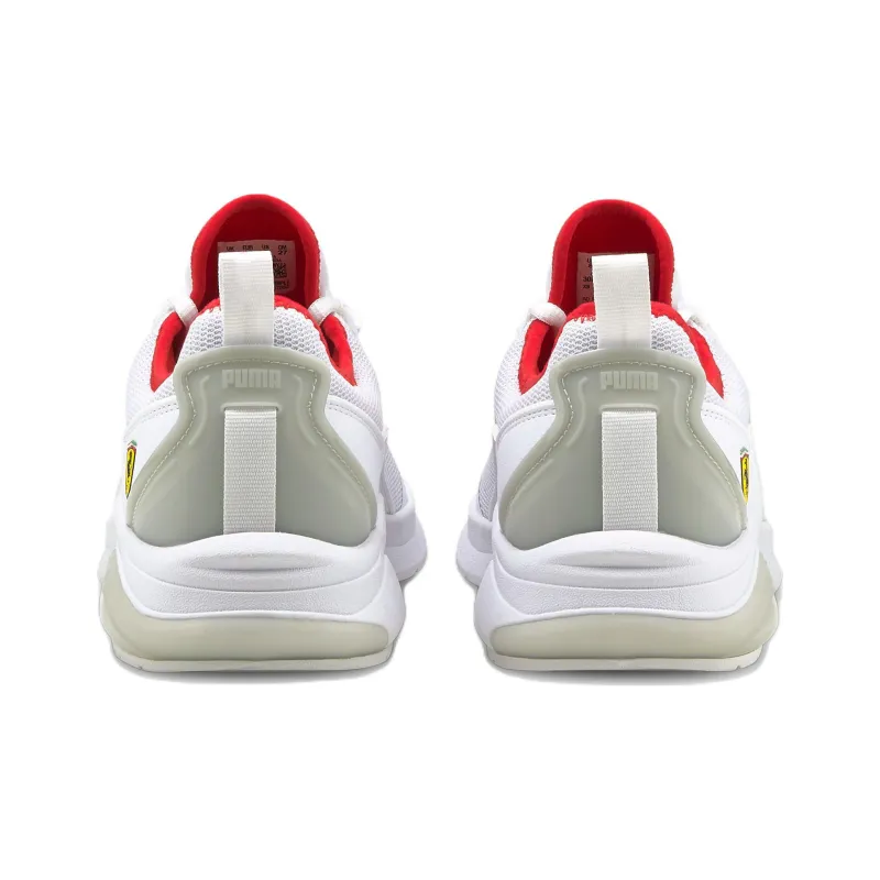 PUMA Electron E Pro Casual Shoes Men Mid-Top White/Gray/Red-3