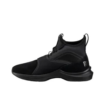 PUMA Phenom Anti-Slip Wear-Resistant Mid-Top Running Shoes Women's Black
