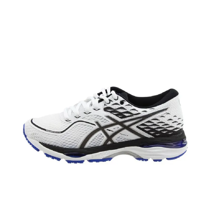 Asics Gel-Cumulus 19 Low-Top Running Shoes Women's White Black-0