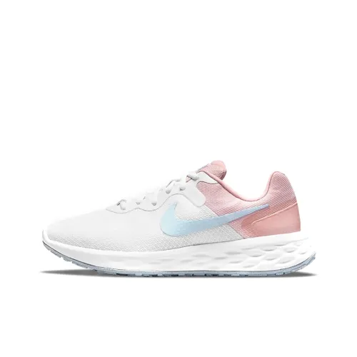 Nike REVOLUTION 6 Running Shoes Women's Low-Top Pink/Blue