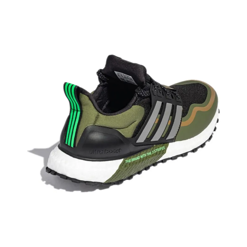 Adidas Ultra Boost Atr Cozy Wear Resistant Black Green 'Black Green White'-3