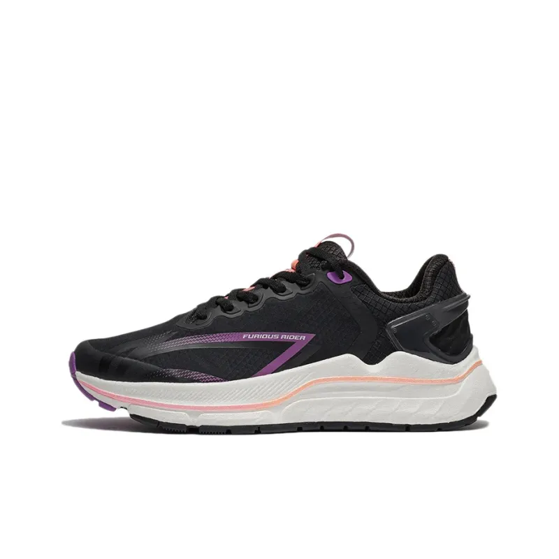 LiNing Furious Rider 5.0 Low Top Running Shoes Women's Black Purple-0