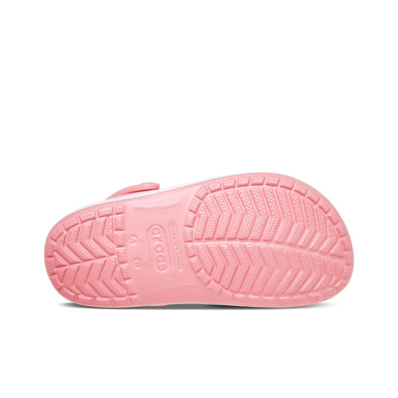 Crocs Beach Sandals Pink White Unisex 'Pink White'-4