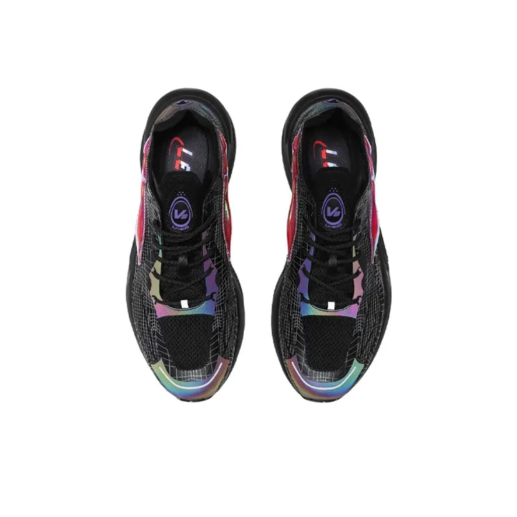 LiNing V8 1.5 Low Top Running Shoes Men's Black-3