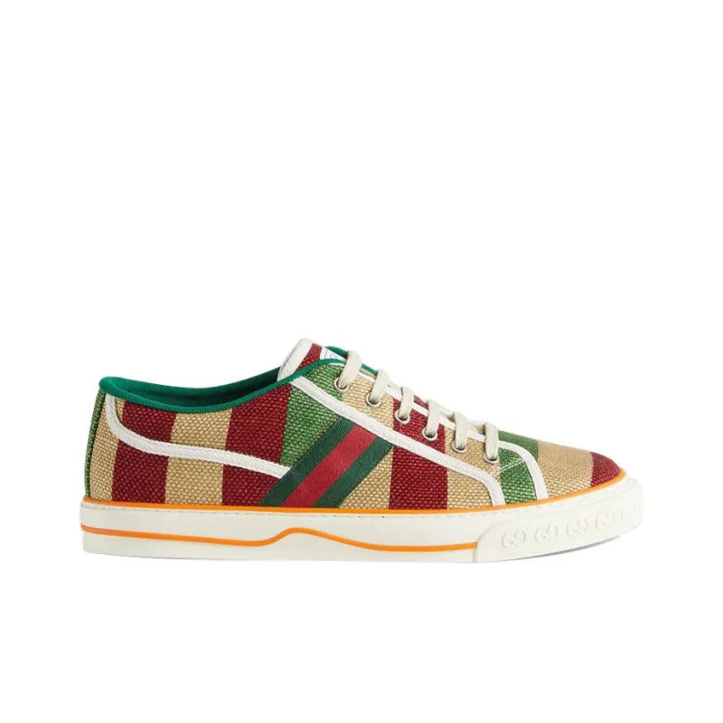 GUCCI Tennis 1977 Low Top Stylish Skateboarding Shoes Men's Multicolor 100th Anniversary-1