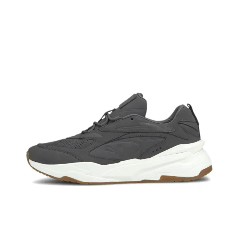 PUMA Rs Fast Prm Breathable Lightweight Low-Top Running Shoes Men's Gray-0