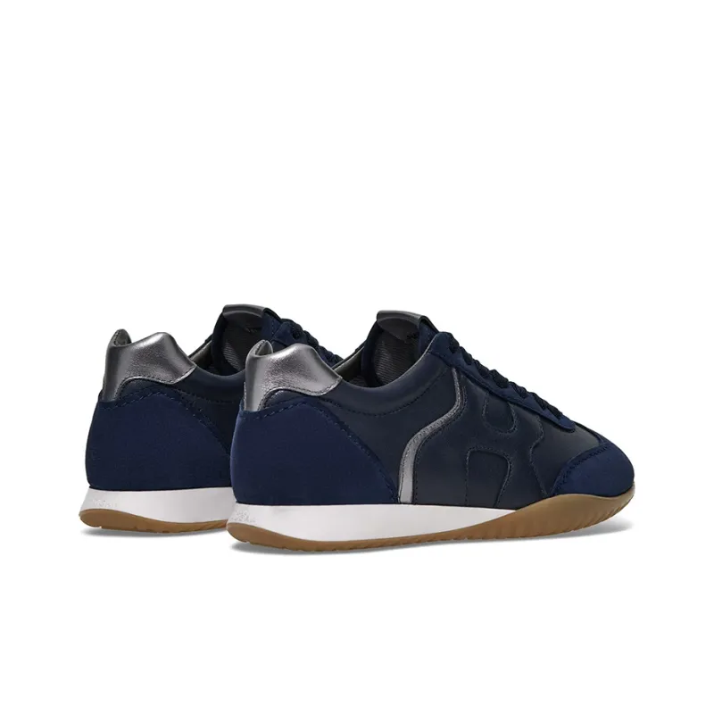 HOGAN Olympia z Cushioning, Slip Resistant, And Abrasion Resistant Low Top Sports Casual Shoes Women's Dark Blue-2