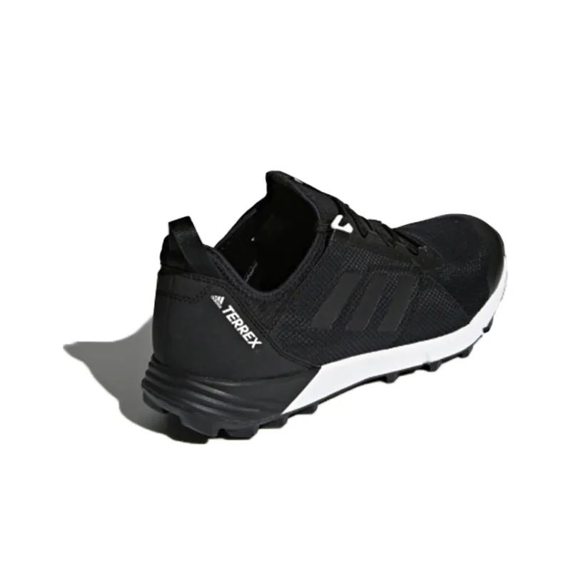 Adidas TERREX AGRAVIC SPEED Anti Slip Wear Resistant Low Top Hiking Shoes Men's Black White-3
