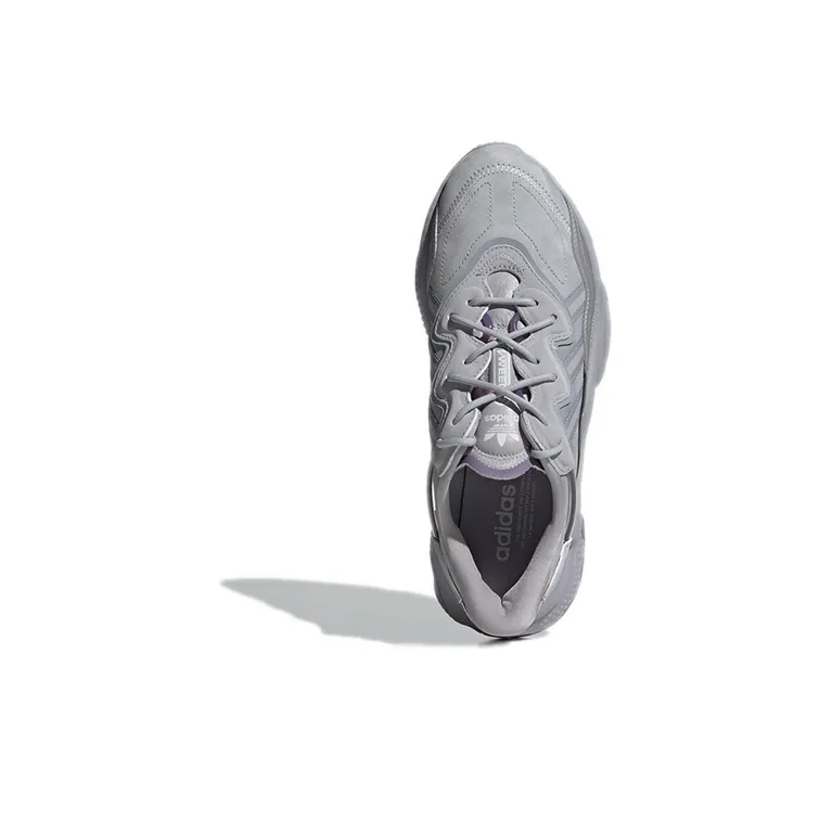 Adidas Originals Ozweego Cozy Wear Resistant Running Shoes Gray Purple-4