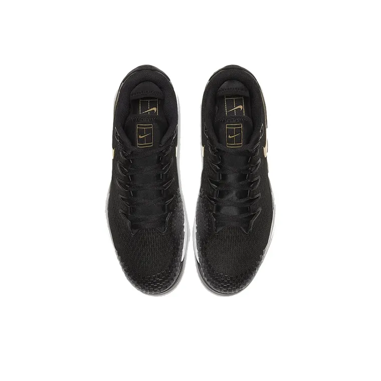 Nike Air Zoom Vapor X Knit 'Black Metallic Gold'-3