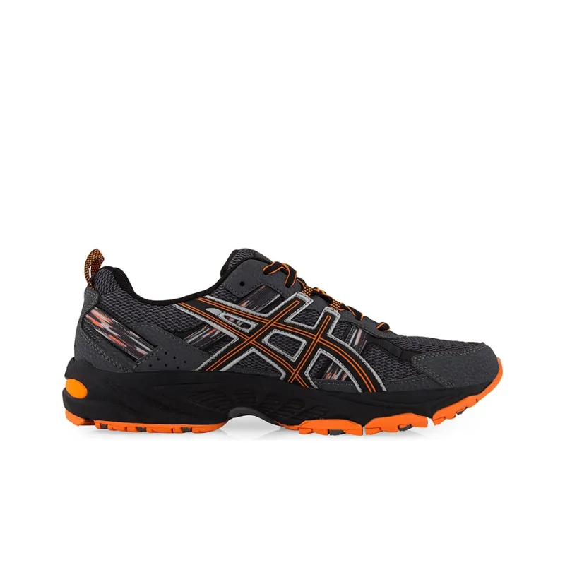 Asics Gel-Venture 5 Wear-Resistant Low-Top Running Shoes Men's Black Orange-1
