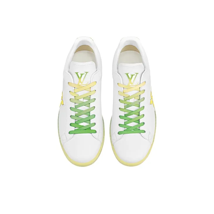 LOUIS VUITTON Luxembourg Samothrace Trainers 'White Yellow Green'-3