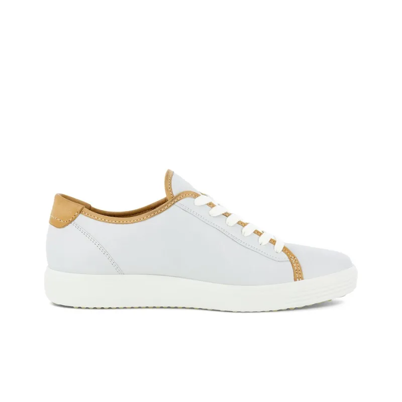 Ecco Soft 7 Skateboard Shoes Women's Low-Top White-1