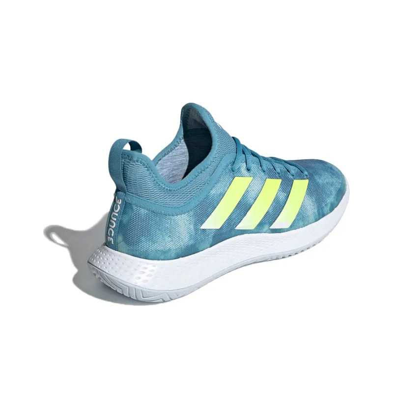 Adidas ULT Multicourt Cushioning Anti-Slip And Wear-Resistant Low-Top Tennis Shoes Men's Blue-3