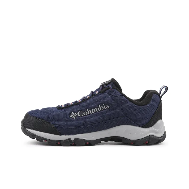 Columbia Cushioned Anti Slip Wear Resistant Impact Resistant Lightweight Warm Low Top Hiking Shoes Men's Navy Blue-0