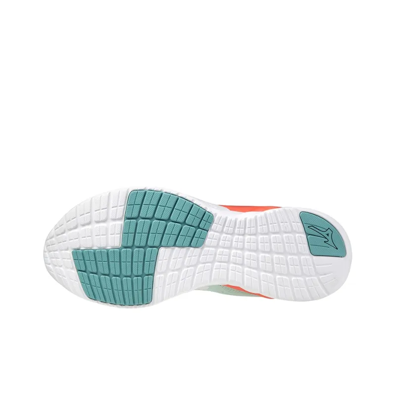 Mizuno Wave Revolt Running Shoes Women's Low-Top Cyan/Orange/White-4