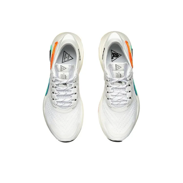 LiNing Lanying Plus Anti Slip Wear Resistant Low Top Running Shoes Women's White Red Green-3