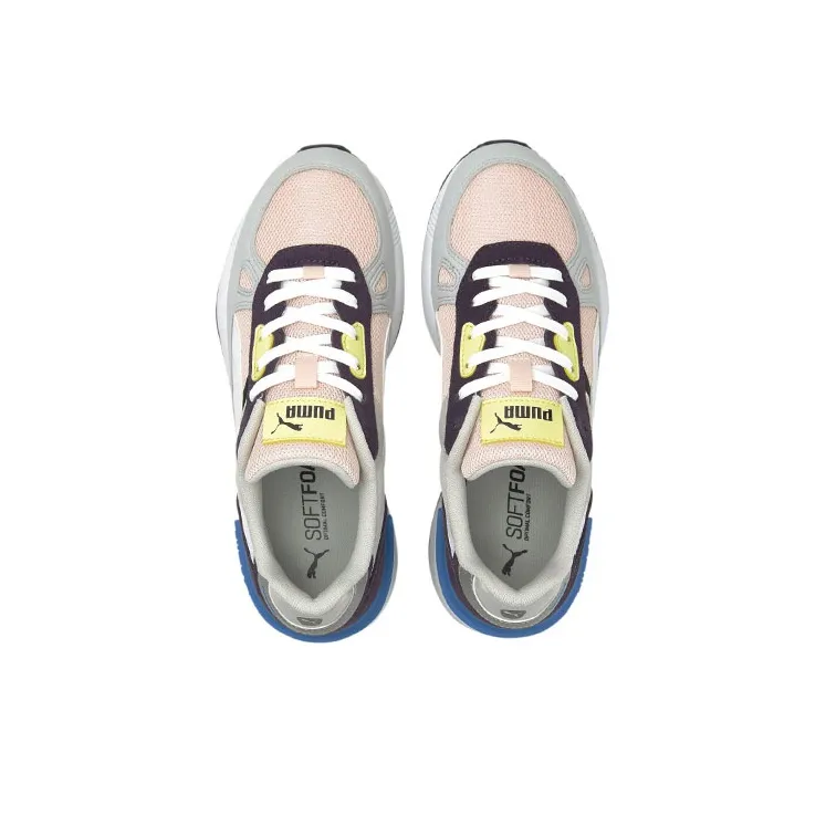 PUMA Graviton Pro Lightweight And Breathable Low Top Running Shoes Unisex Gray Pink Purple & Colorful-2