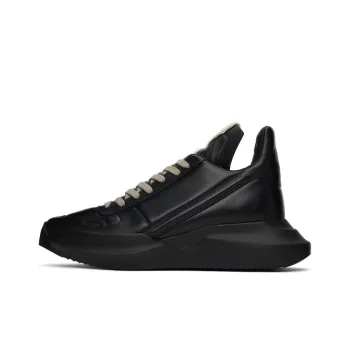 RICK OWENS/RO Anti Slip Wear Resistant Low Top Casual Shoes Women's Black