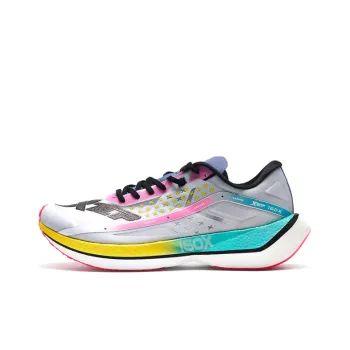 XTEP 160X 2.0 Cushioning Anti Slip And Wear Resistant Low Top Running Shoes Men's White Red