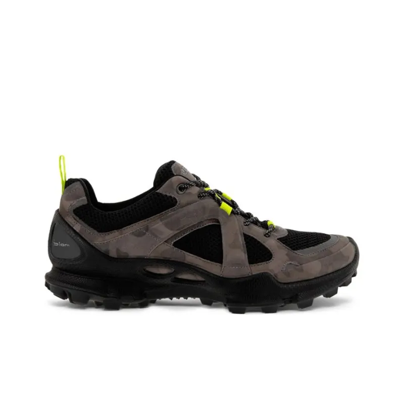 Ecco Low Top Athletic Shoes Men's Brown Gray-1