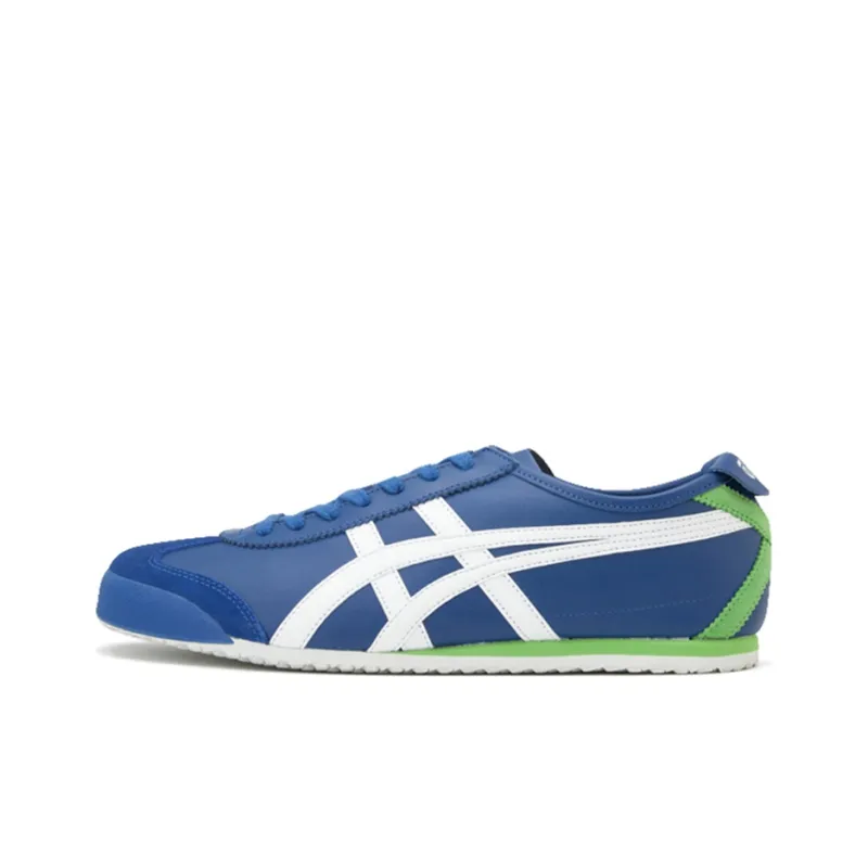 Onitsuka Tiger MEXICO 66 Low Top Casual Shoes Unisex Blue White Green-0