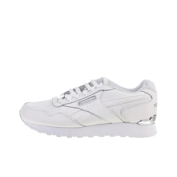 Reebok Classic Harman Run Breathable Low-Top Running Shoes Women's White Silver Blue