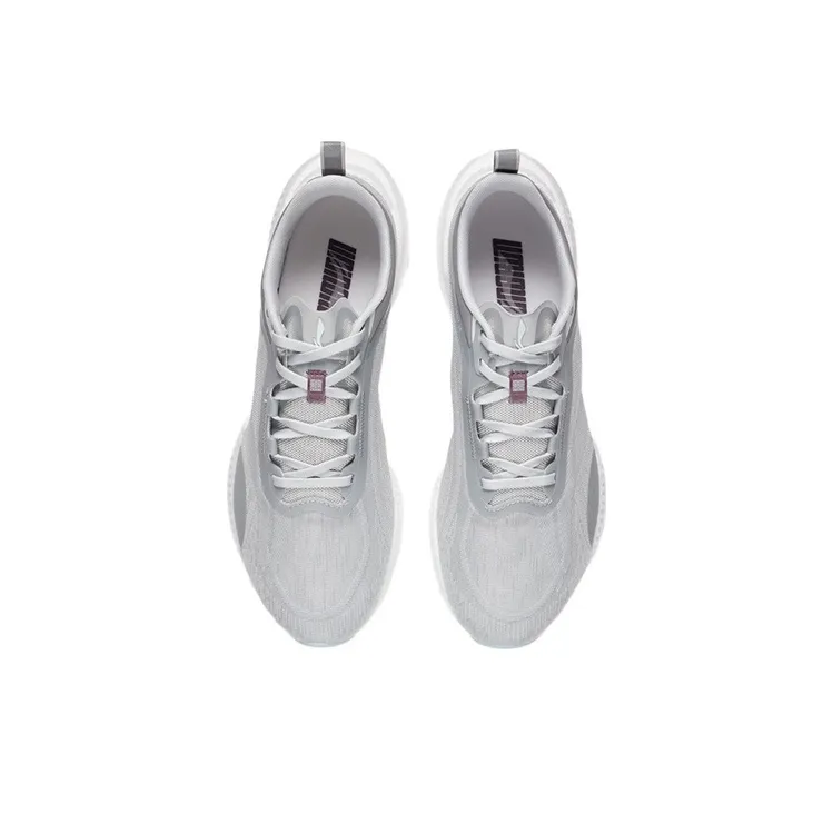 LiNing Super Light 19 Cushioning, Slip Resistant, Abrasion Resistant, Reflective Low Top Running Shoes Men's Gray-3