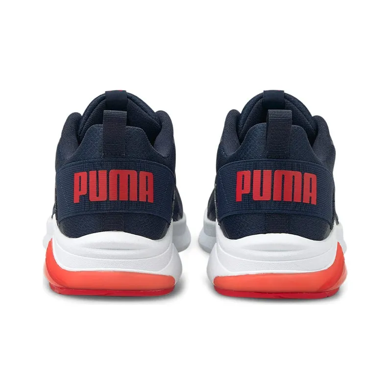 PUMA Electron Running Shoes Men Low-Top Blue/White/Red-3