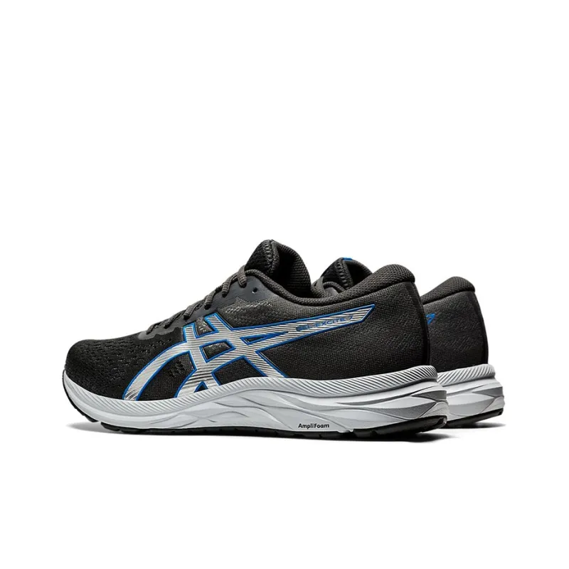 Asics Gel-Excite Durable Breathable Low-Top Running Shoes Men's Graphite Gray Blue Silver-3