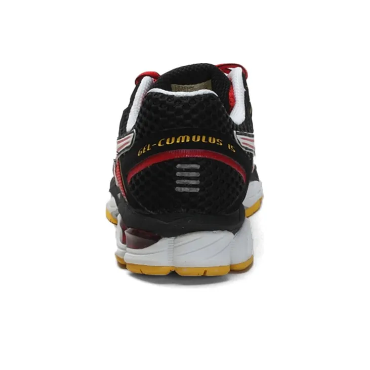 Asics Gel-Cumulus 15 Anti-Slip And Wear-Resistant Breathable Low-Top Running Shoes Men's China Red-3