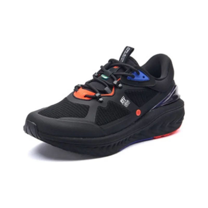 361° QU!KFOAM Low Top Running Shoes Men's Obsidian Black-1