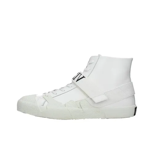 Valentino Garavani Skateboard Shoes Men Mid-Top White