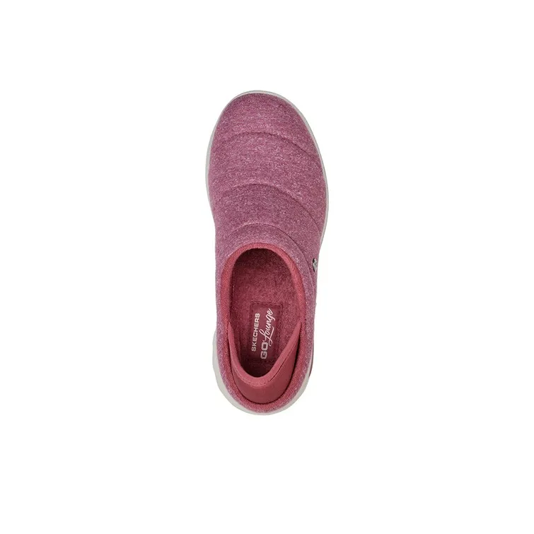 Skechers Go Walk Lounge-At Ease Cushioning Anti-Slip And Wear-Resistant Low-Top Casual Shoes Women's Pink-3