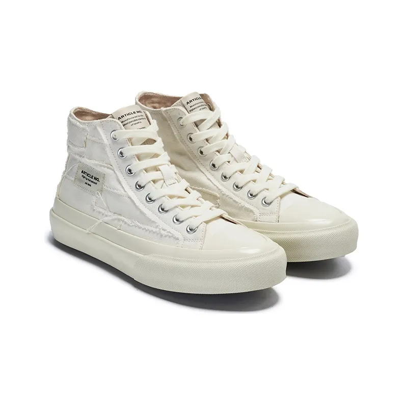 ARTICLE NO. Skateboard Shoes Unisex High Top White-1