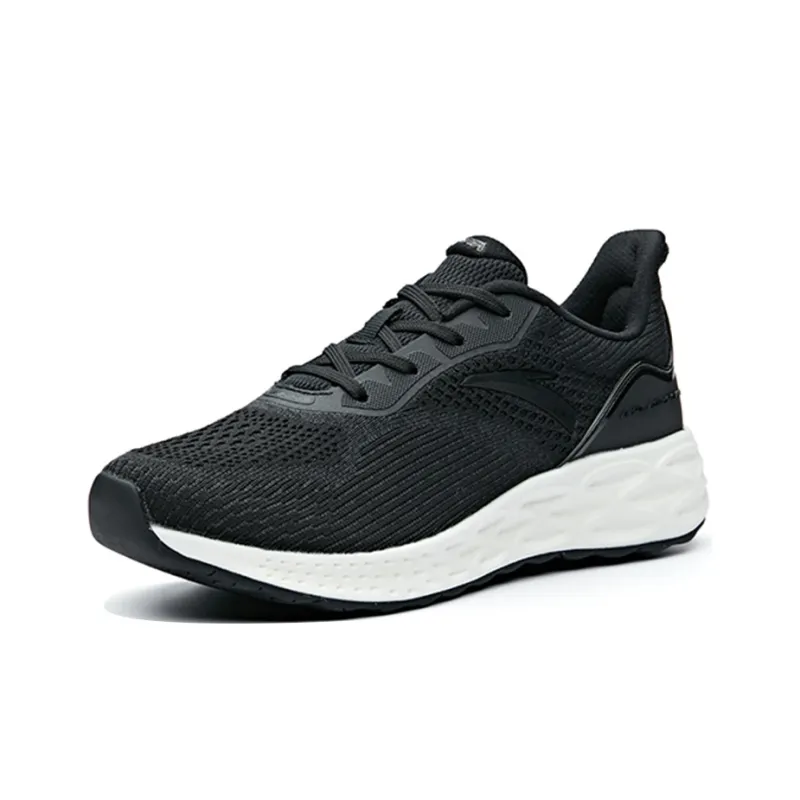 ANTA Running Shoes Women's Low-Top Black/Ivory White-2