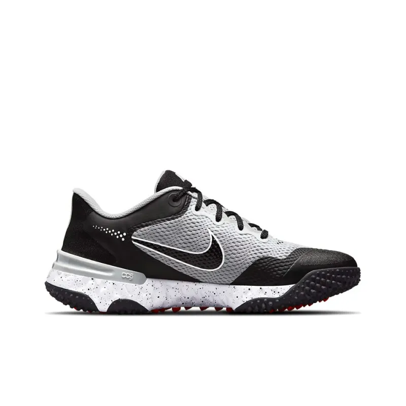 Nike Alpha Huarache Elite 3 Turf Light Smoke Grey Black-1