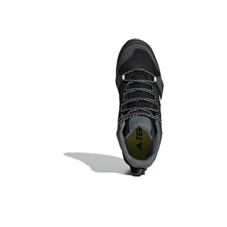 Adidas Terrex AX3 GTX Mid Breathable Mid-Top Trekking Shoes Men's Black Gray-4