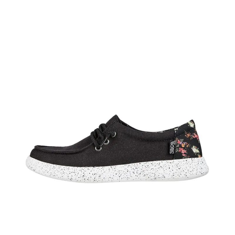 Skechers Bob's Skipper - Laurel Oak Cushioning Anti-Slip And Wear-Resistant Low-Top Casual Shoes Women's Black-0