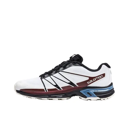 SALOMON XT-Wings 2 Running Shoes Unisex Low-Top White/Red/Blue