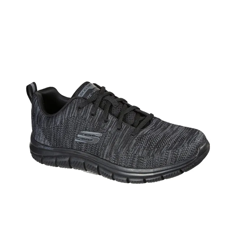 Skechers Cushioning, Slip Resistant, Abrasion Resistant, Lightweight Low Top Casual Running Shoes Men's Black-2