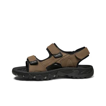 Jeep Beach Sandals Men's Light Brown