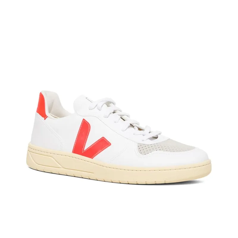 VEJA V 10 Cwl 'White Orange Fluo'-2