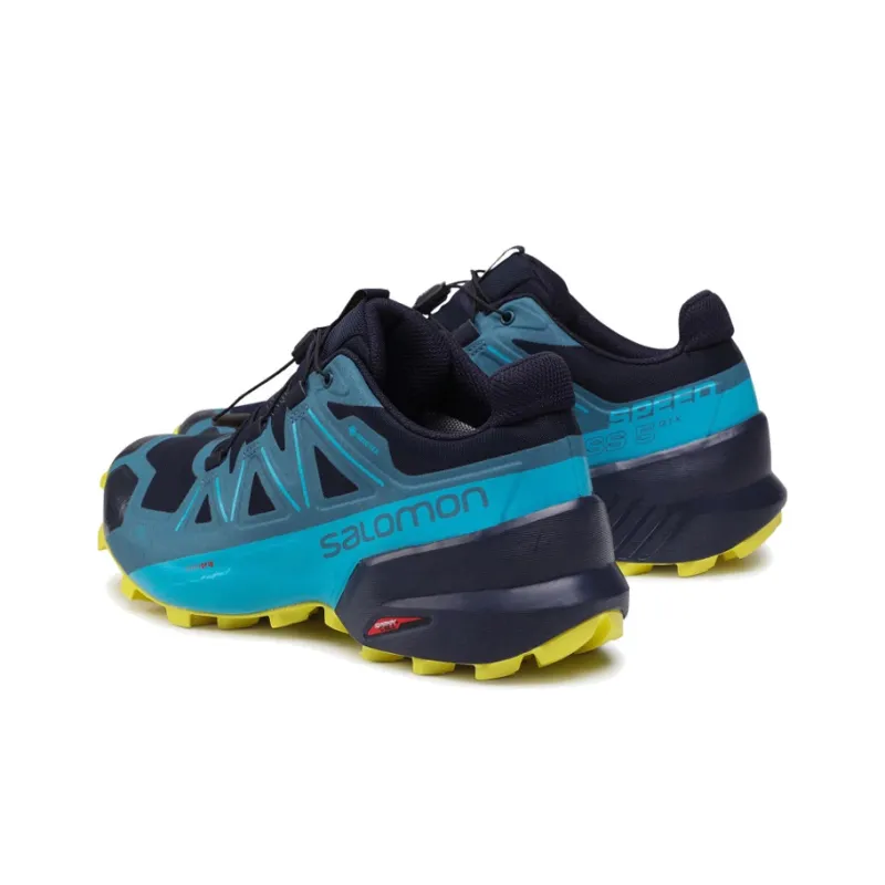 SALOMON Speedcross 5 Cushioning Anti Slip And Wear Resistant Low Top Trail Running Running Shoes Men's Dark Blue-2